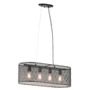 30" 4-Light Gianna Chandelier Black