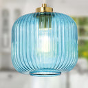 7.25"H Gael Retro Globe Shade Pendant Light