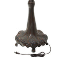 35.5'' H Rose Bush Tiffany-Style Stained Glass Table Lamp