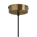 7" Martin Brushed Brass Bell Pendant Light