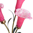 23.5"H Hand Blown Glass 3 Calla Lily Uplight Accent Lamp