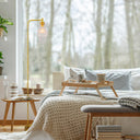 63"H Evans Pillar Shade Floor Lamp