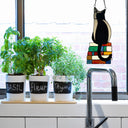 12.5”H Kate Black Library Cat Stained Glass Window Panel