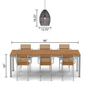 Alessia River of Goods Black Metal Cone-Shaped Woven Pendant Lamp