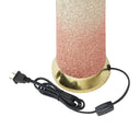 22" H 1-Light Lorida Glass and Metal Table Lamp