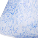 8.75" H Celeste Blue/White Mushroom Accent Lamp