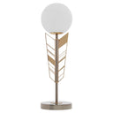 19.5"H Jessie Gold & Silver Globe Shade Table Lamp
