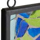 12" W Love Birds Mosaic Stained Glass Window Panel