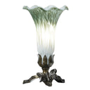 8" H Lily Glass Accent Lamp