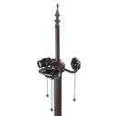 64"H Stained Glass Allistar Floor Lamp