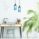 4.75" W 1-Light Tami Glass and Metal Pendant
