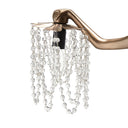 23.75"H Grecian Goddess Beaded  Table Lamp