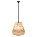 Brigitta 20"W Tiered Natural Jute Pendant Light