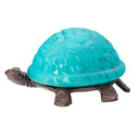 4.75" H Raphael Aqua Glass Accent Lamp
