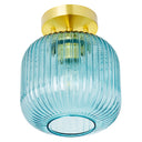 10.25"H Jeanine Globe Ceiling Light