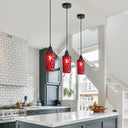 4.75" W 1-Light Tami Glass and Metal Pendant