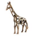 Giraffe 20 in. H Gold Sculptural Accent Lamp