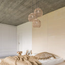 Charlotte River of Goods Metal and Woven Hemp Rope Hanging Pendant Light