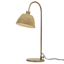 26.75" H Kelsey Dome Shade and Gold Arched Base Table Lamp