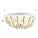 15" Delilah Boho Semi-Flush Mount Ceiling Fixture