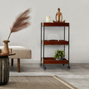 Willamina Wood and Metal Storage Cart
