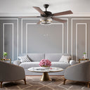 Carrie River of Goods Oil-Rubbed Bronze Metal 2-Light 52-Inch Ceiling Fan