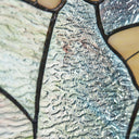 17.5"H Ginkgo Leaf Stained Glass Window Panel