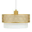 13"W Alena Drum Shade Pendant Light