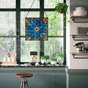 12" H Irene Stained Glass Window Panel