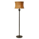 59.5"H Outdoor and Indoor Basket Weave Floor Lamp