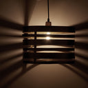 14" W Bruce Gold-Tone Metal Pendant