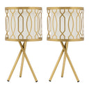 17.5"H Julius Tripod Base Table Lamps