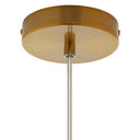 11.125"W 2-Piece Shade Pendant Adjustable Light