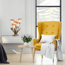 20"H Hand Blown Glass 5 Calla Lily Uplight Accent Lamp