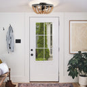 15" Doxon Boho Semi-Flush Mount Ceiling Fixture