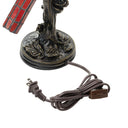 13.5"H Stained Glass Bird Accent Lamp