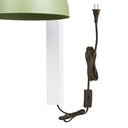 28.5" H Gwen Industrial Indoor Plug In Wall Sconce with Dome Shaped Shade