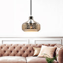 12"H Chapel Hill Teardrop 1-Light Metal Pendant