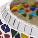 9.5" H Juliette Multicolor Globe Shade Mosaic Glass Accent Lamp