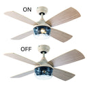 42"W Caelan Remote-Controlled 2-Light Ceiling Fan