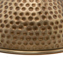 6.5"H Hammered Metal 1-Light Pendant