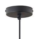 7" W Payton Retro Brown Hand Blown Glass Globe Shade Pendant Light with Hand Cut Honeycomb Design