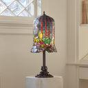 26" H Pond Lily Tiffany-Style Stained Glass Table Lamp