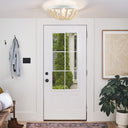 15" Delilah Boho Semi-Flush Mount Ceiling Fixture