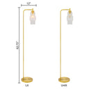 63"H Evans Pillar Shade Floor Lamp