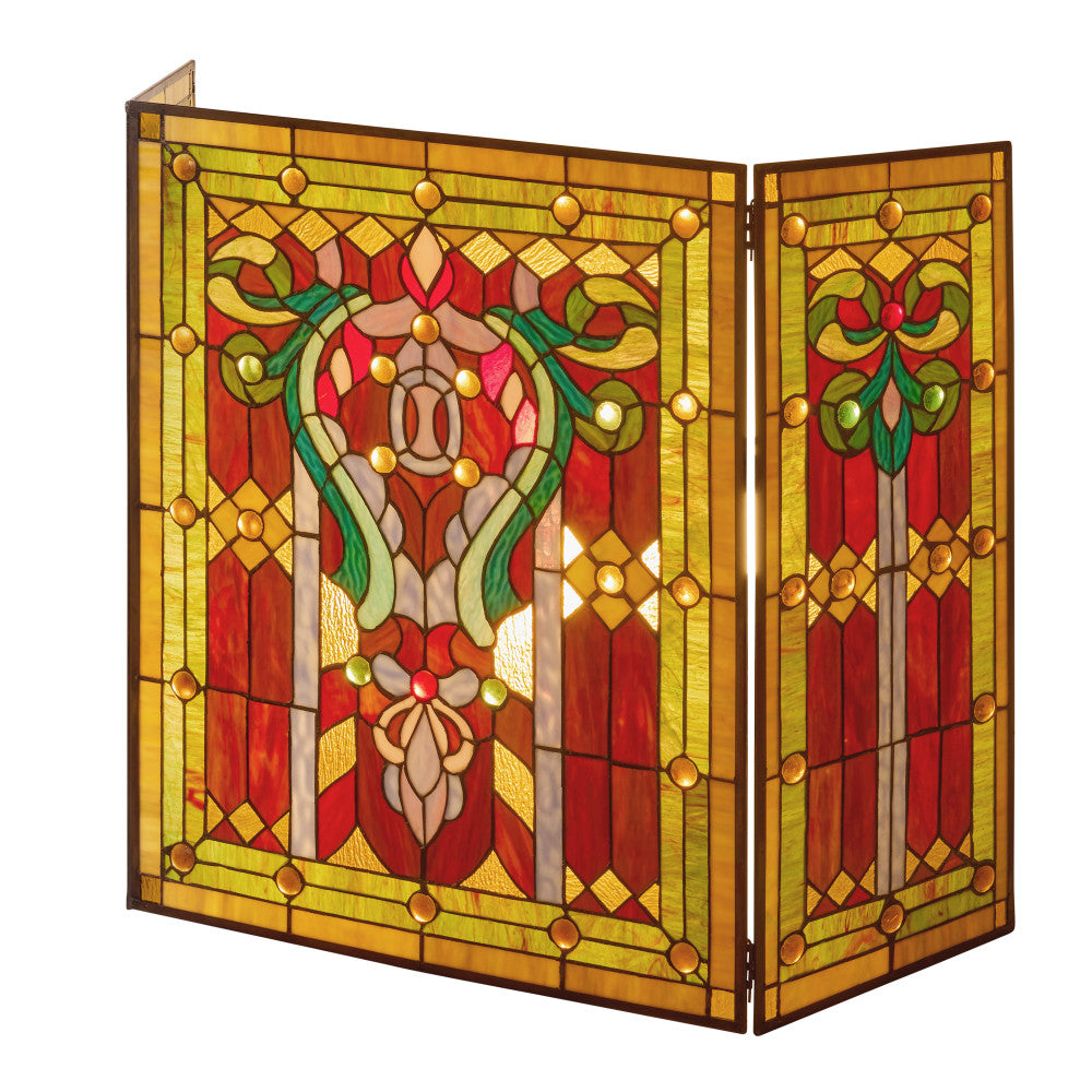 River of Goods Fleur de Lis Fireplace Screen - Thumbnail 2