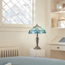 20"H Vivienne Baroque Style Stained Glass Table Lamp