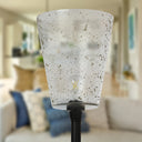 69.25" H Maddie Metal and Glass Floor Lamp