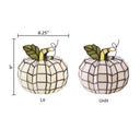 9"H Patch the Pumpkin Stained Glass Accent Lamp