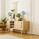 21" H Jolie Blue Stained Glass Shade Table Lamp